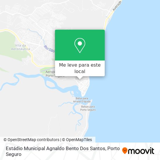 Estádio Municipal Agnaldo Bento Dos Santos mapa
