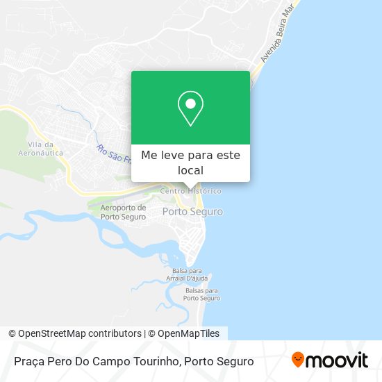 Praça Pero Do Campo Tourinho mapa