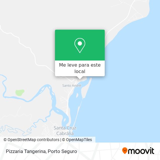 Pizzaria Tangerina mapa