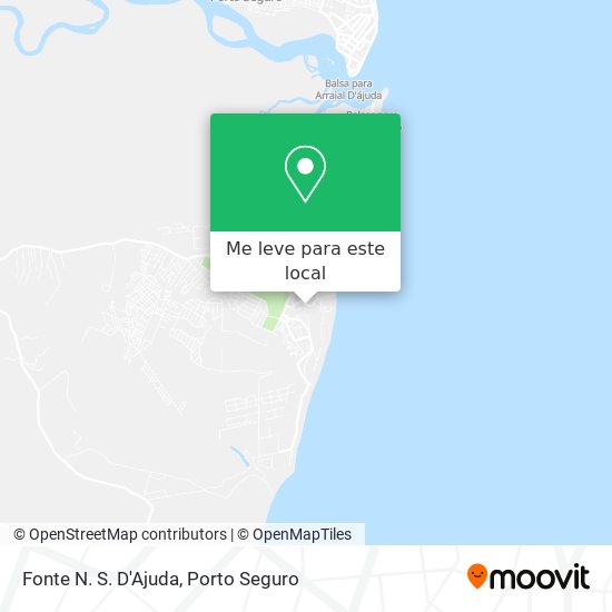 Fonte N. S. D'Ajuda mapa