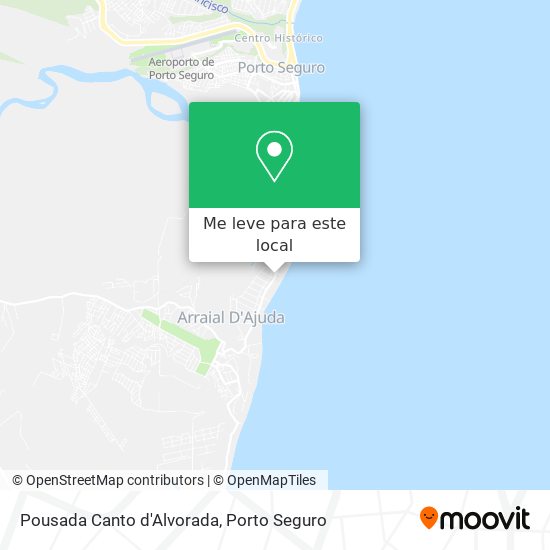 Pousada Canto d'Alvorada mapa