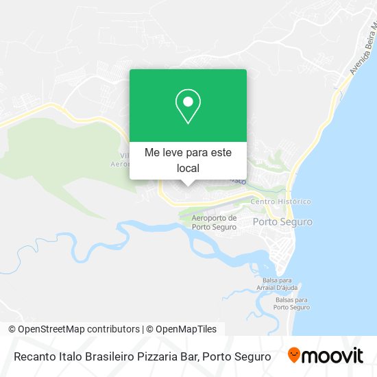 Recanto Italo Brasileiro Pizzaria Bar mapa