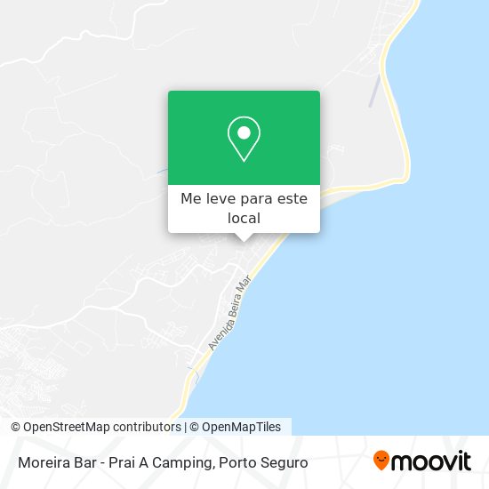 Moreira Bar - Prai A Camping mapa