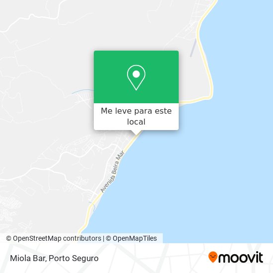 Miola Bar mapa