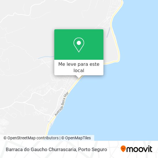 Barraca do Gaucho Churrascaria mapa