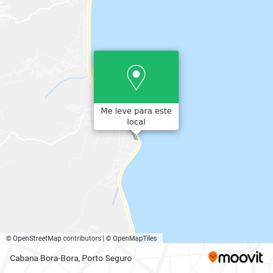 Cabana Bora-Bora mapa