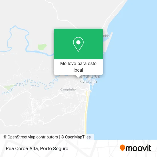 Rua Coroa Alta mapa