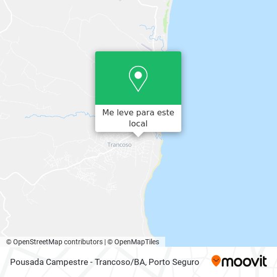 Pousada Campestre - Trancoso / BA mapa