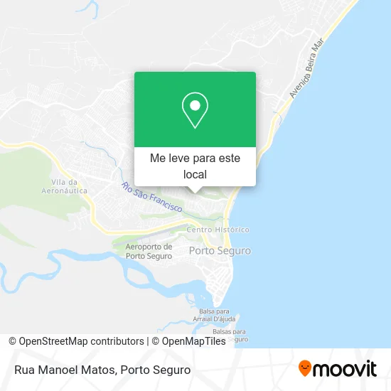 Rua Manoel Matos mapa