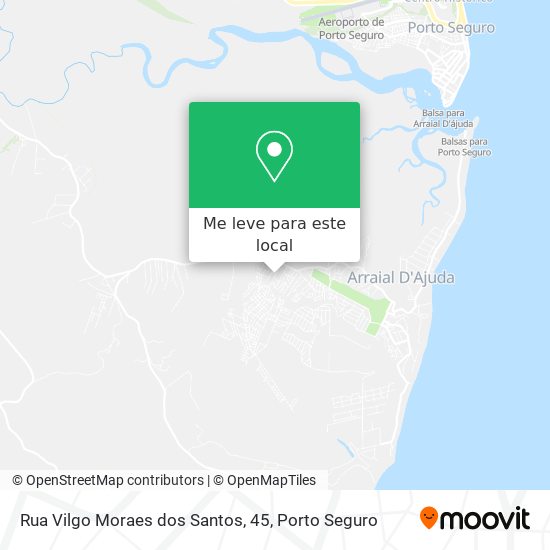 Rua Vilgo Moraes dos Santos, 45 mapa