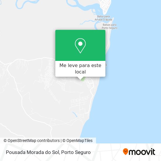 Pousada Morada do Sol mapa