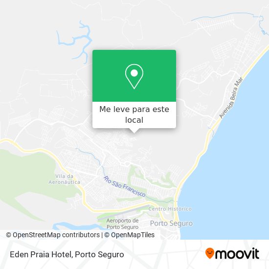Eden Praia Hotel mapa