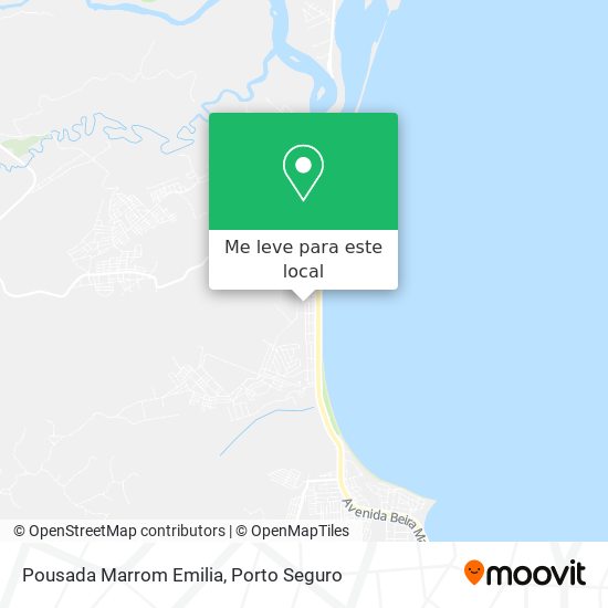 Pousada Marrom Emilia mapa