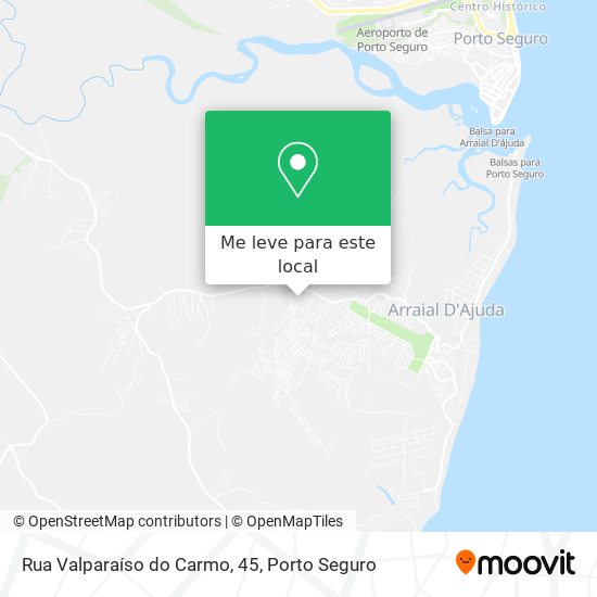 Rua Valparaíso do Carmo, 45 mapa