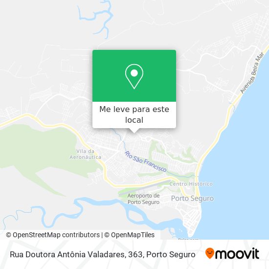 Rua Doutora Antônia Valadares, 363 mapa