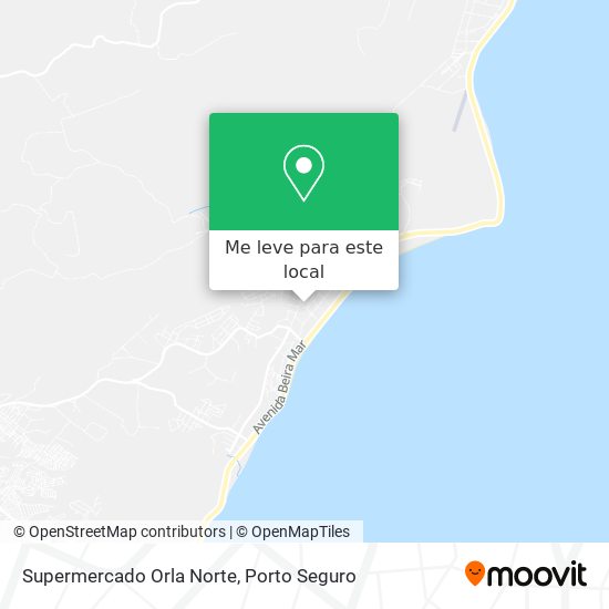 Supermercado Orla Norte mapa