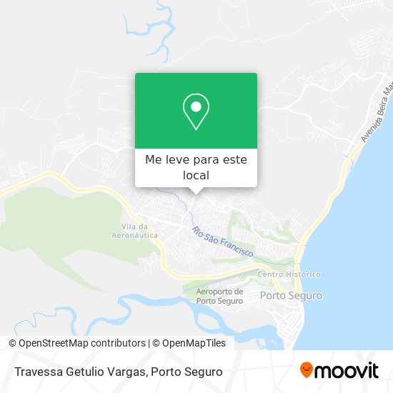 Travessa Getulio Vargas mapa