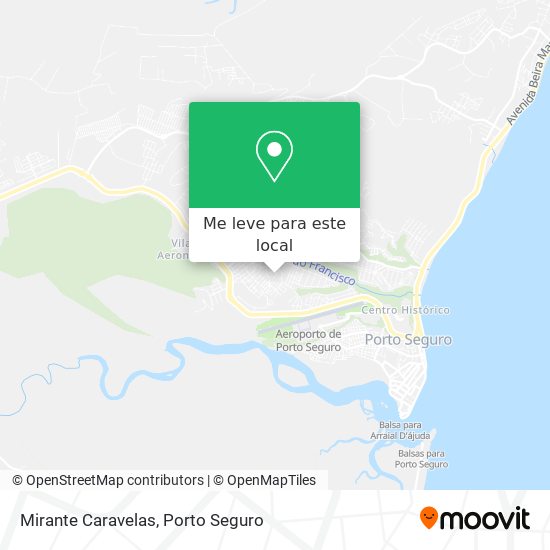 Mirante Caravelas mapa