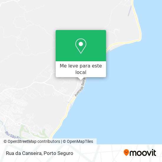 Rua da Canseira mapa