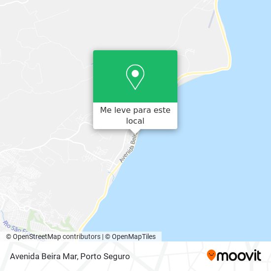 Avenida Beira Mar mapa