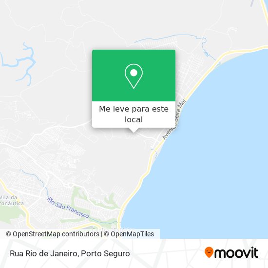 Rua Rio de Janeiro mapa