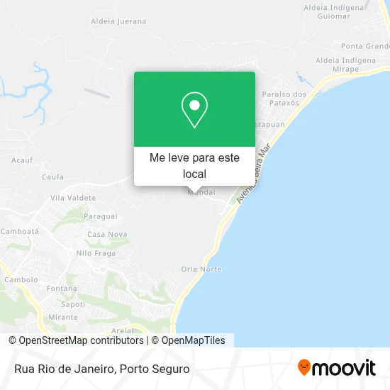Rua Rio de Janeiro mapa