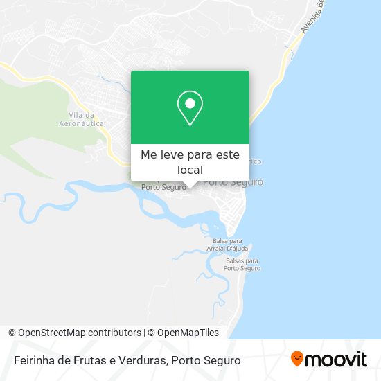 Feirinha de Frutas e Verduras mapa