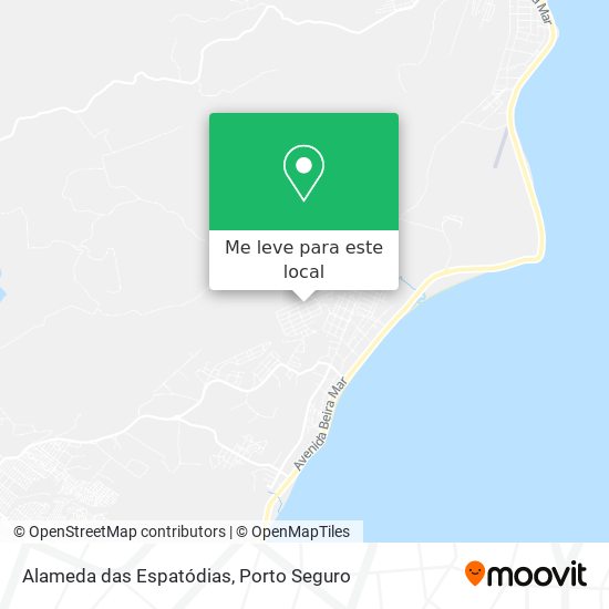 Alameda das Espatódias mapa