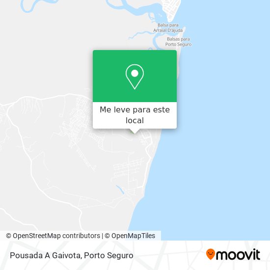 Pousada A Gaivota mapa