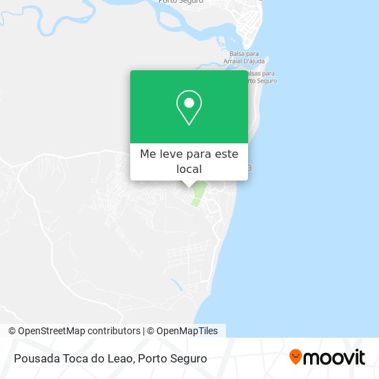 Pousada Toca do Leao mapa