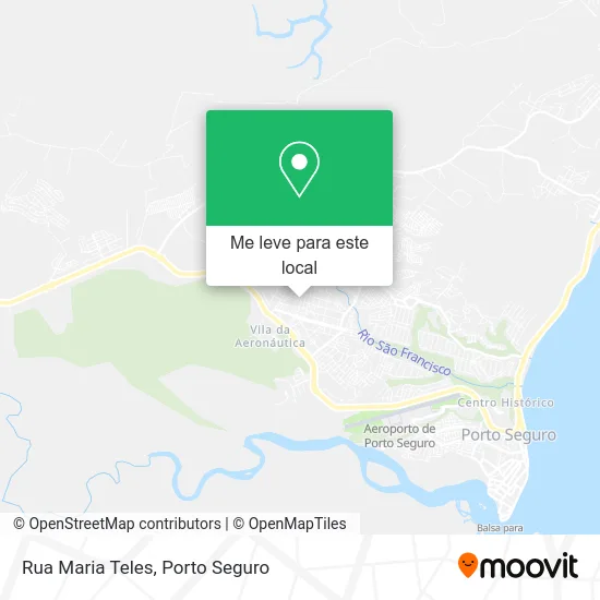 Rua Maria Teles mapa
