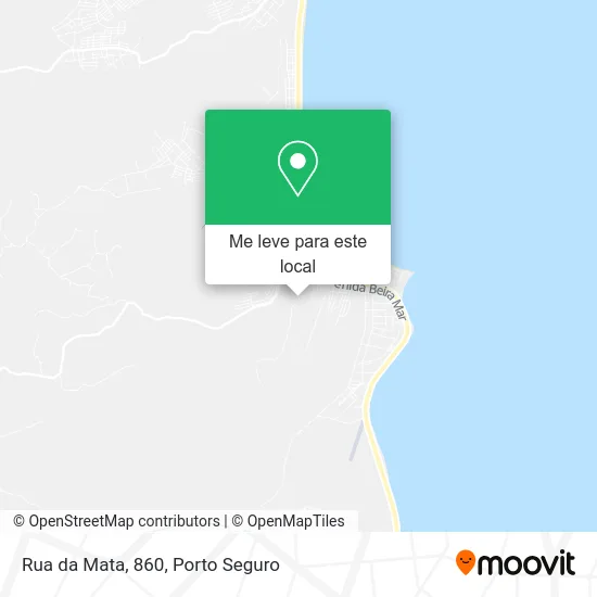 Rua da Mata, 860 mapa