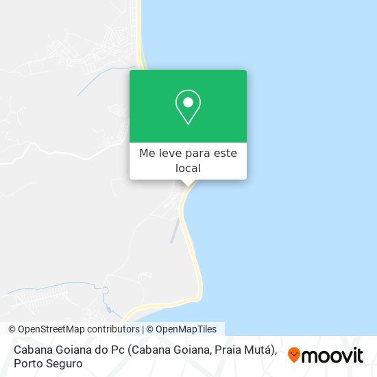 Cabana Goiana do Pc (Cabana Goiana, Praia Mutá) mapa