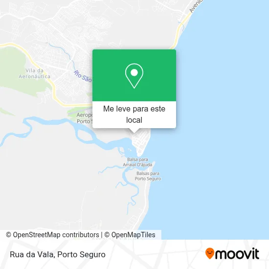 Rua da Vala mapa