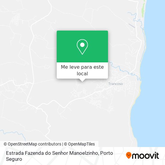 Estrada Fazenda do Senhor Manoelzinho mapa