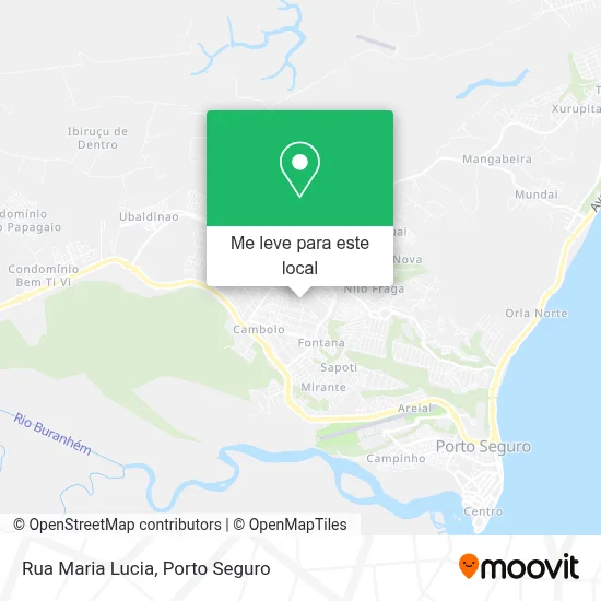 Rua Maria Lucia mapa