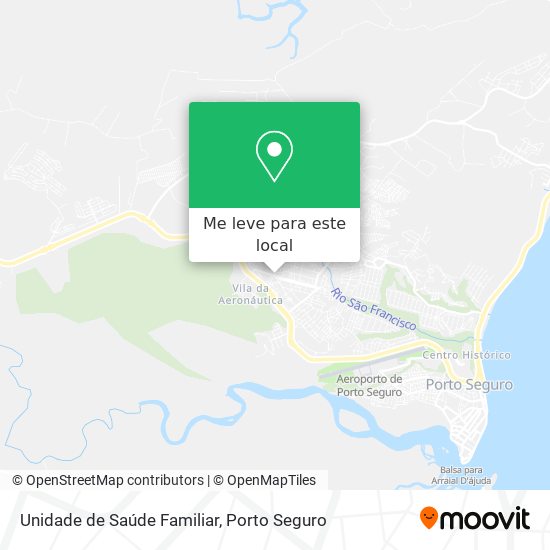 Unidade de Saúde Familiar mapa
