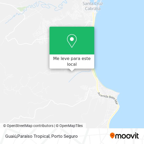 Guaiú,Paraíso Tropical mapa