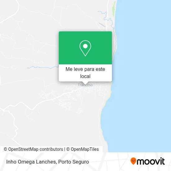 Inho Omega Lanches mapa
