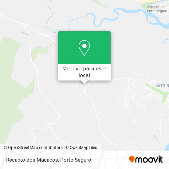 Recanto dos Macacos mapa