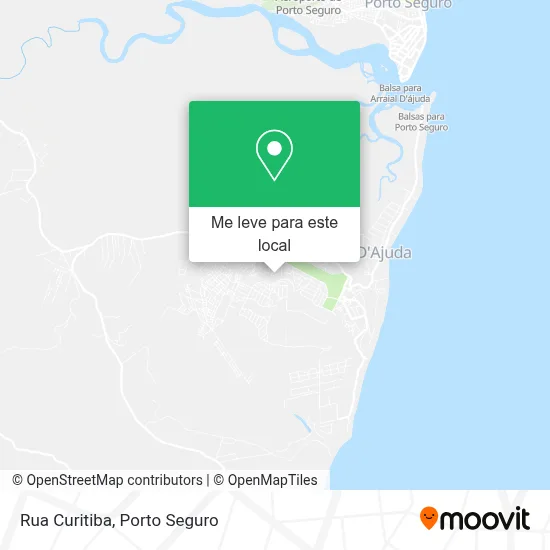 Rua Curitiba mapa
