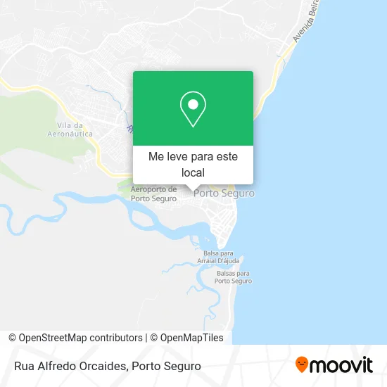 Rua Alfredo Orcaides mapa