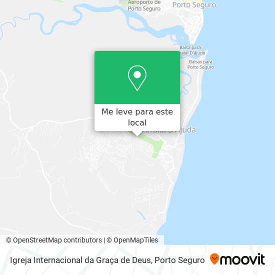 Igreja Internacional da Graça de Deus mapa