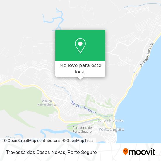 Travessa das Casas Novas mapa