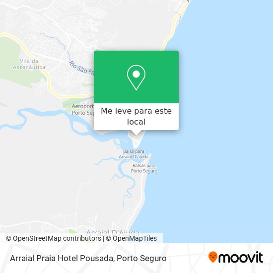 Arraial Praia Hotel Pousada mapa