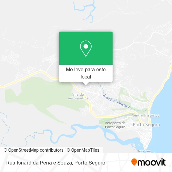Rua Isnard da Pena e Souza mapa
