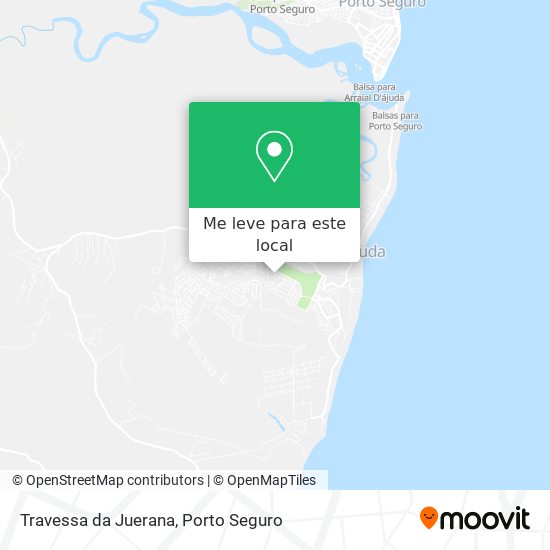 Travessa da Juerana mapa