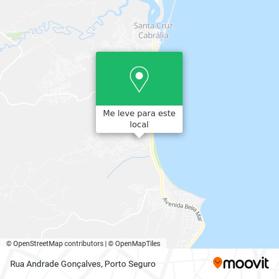 Rua Andrade Gonçalves mapa