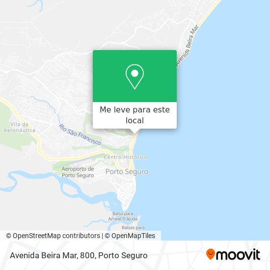 Avenida Beira Mar, 800 mapa