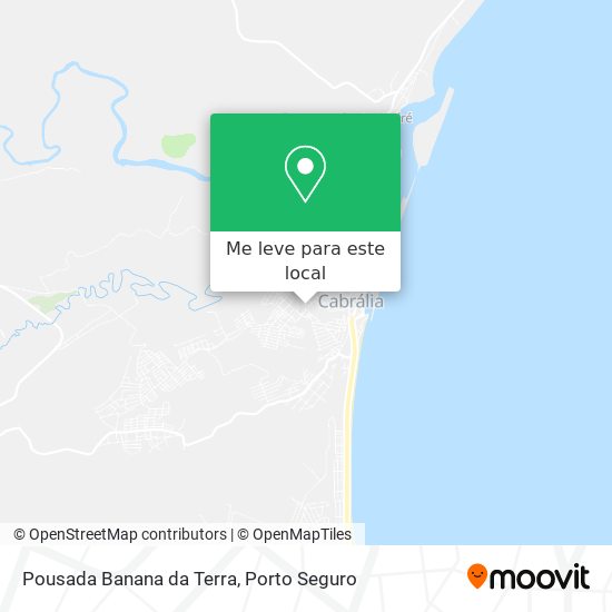 Pousada Banana da Terra mapa